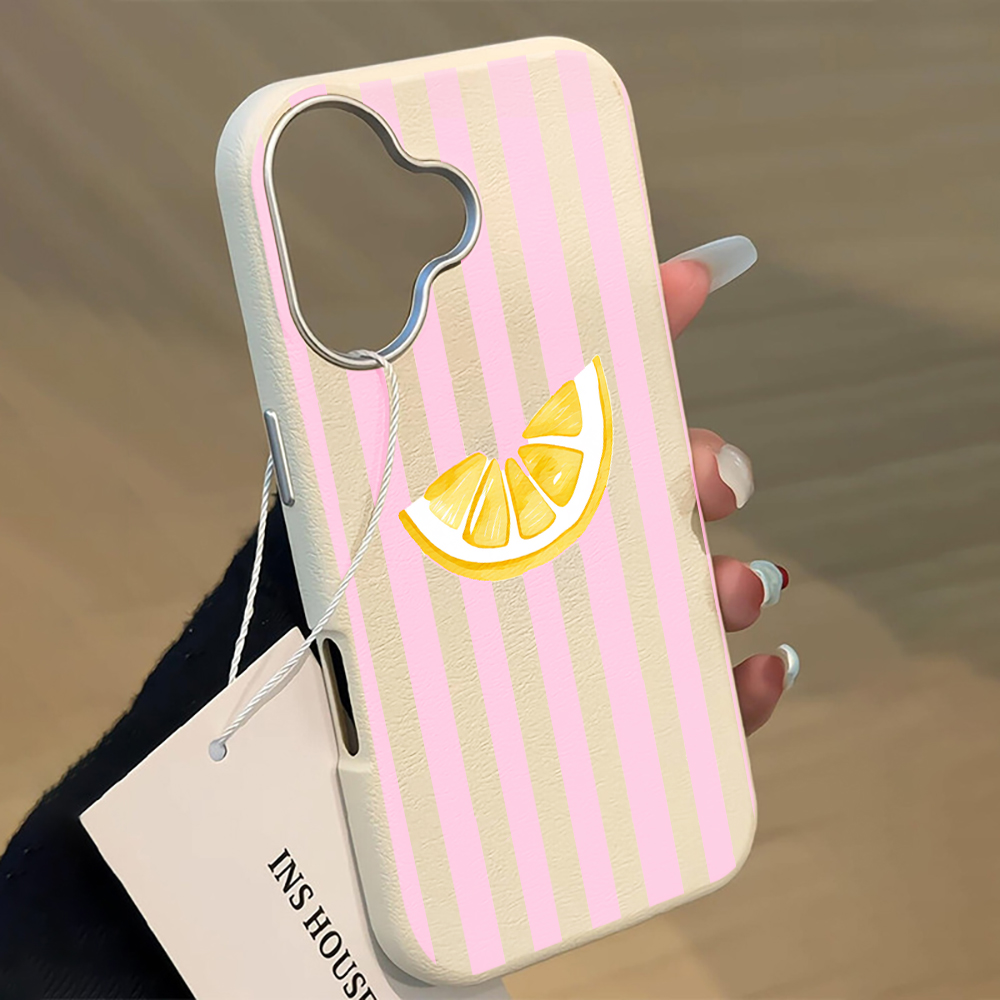 Phone Cases Xiaomi 15T - Lemon Pink Stripes Phone Case For