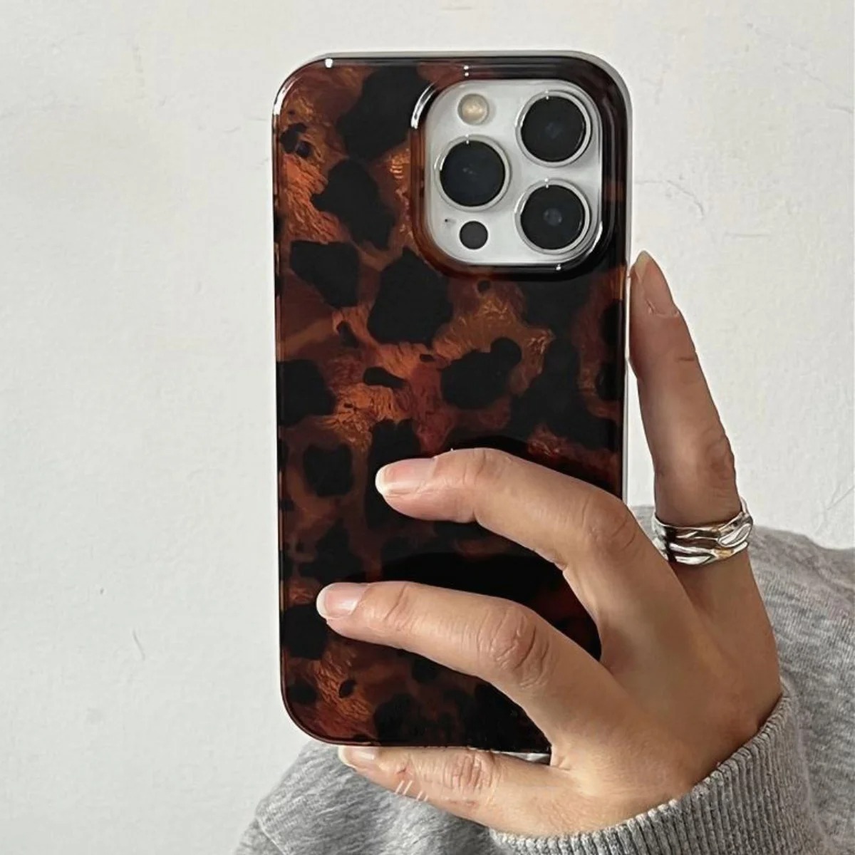 Phone Cases Amazon - Retro Amber Texture Laser Phone Case
