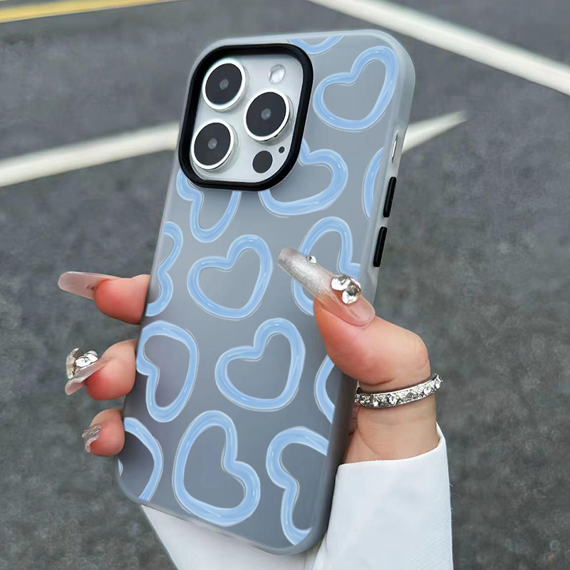 Phone Cases Otterbox - Cute Oil Painting Love Heart Pattern