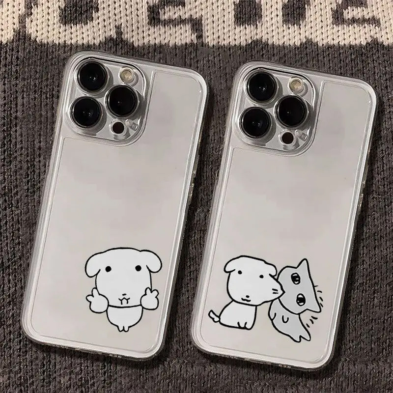 Phone Cases Y2K - New Korean Ins Cute Puppy Cat