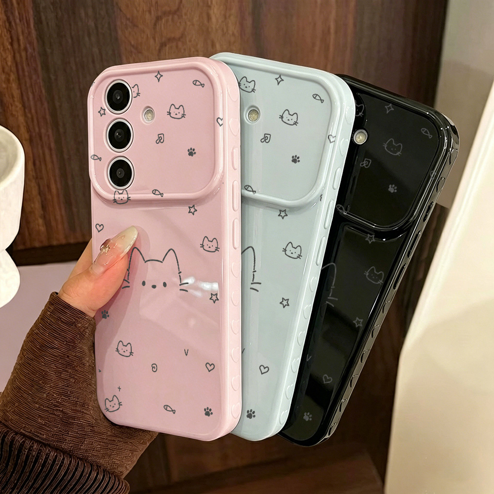 Phone Cases Galaxy A16 5G - Cute Cat Phone Case For Samsung