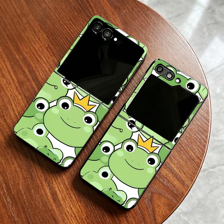 Full Cover Frog Design Phone C - Phone Cases Z Flip 6 review and price