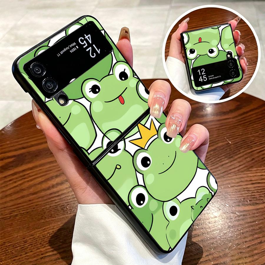 Full Cover Frog Design Phone C - Phone Cases Z Flip 6 review and price