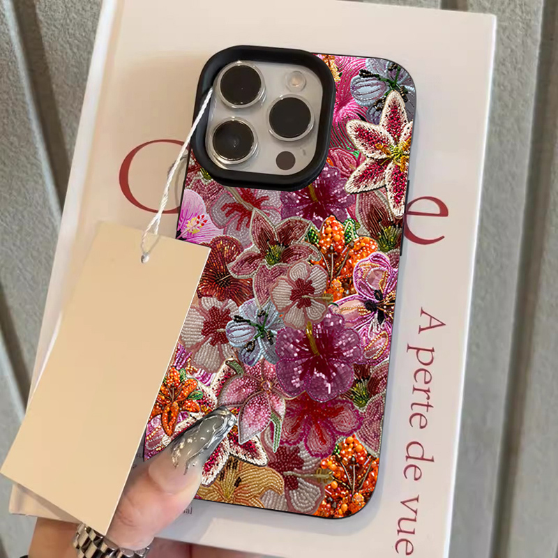 Luxurious Beaded Flower Lychee - Phone Cases Expensive review and price