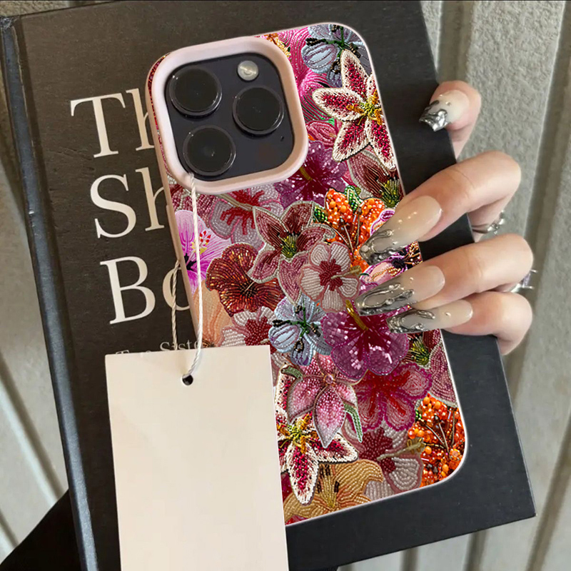 Luxurious Beaded Flower Lychee - Phone Cases Expensive review and price
