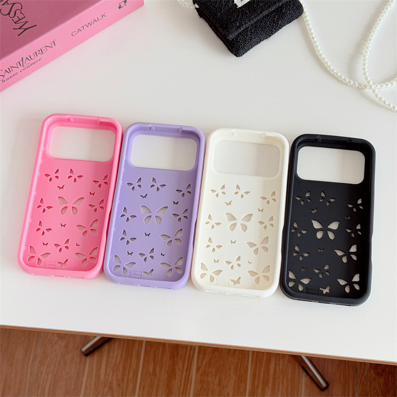 Luxury Solid Colors Hollow Out - Phone Cases Expensive review and price