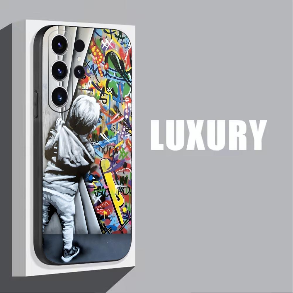 Banksy Graffiti Art  Phone Cas - Phone Cases For Samsung S22 review and price