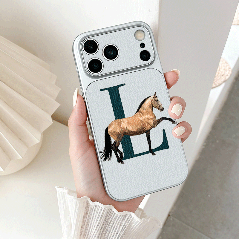 Tan Horse Near Letter L Leathe - Phone Cases Near review and price