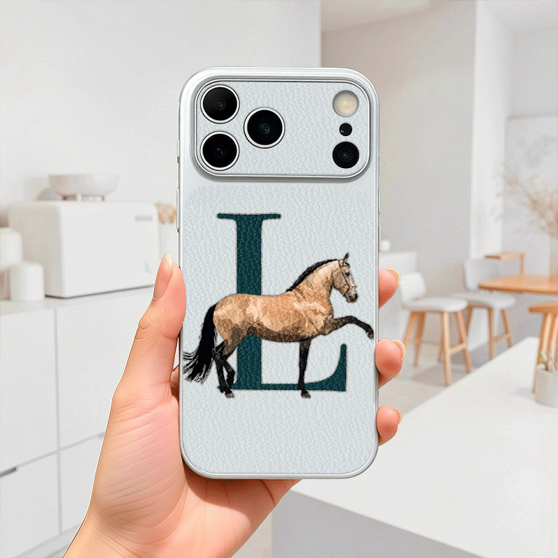 Tan Horse Near Letter L Leathe - Phone Cases Near review and price