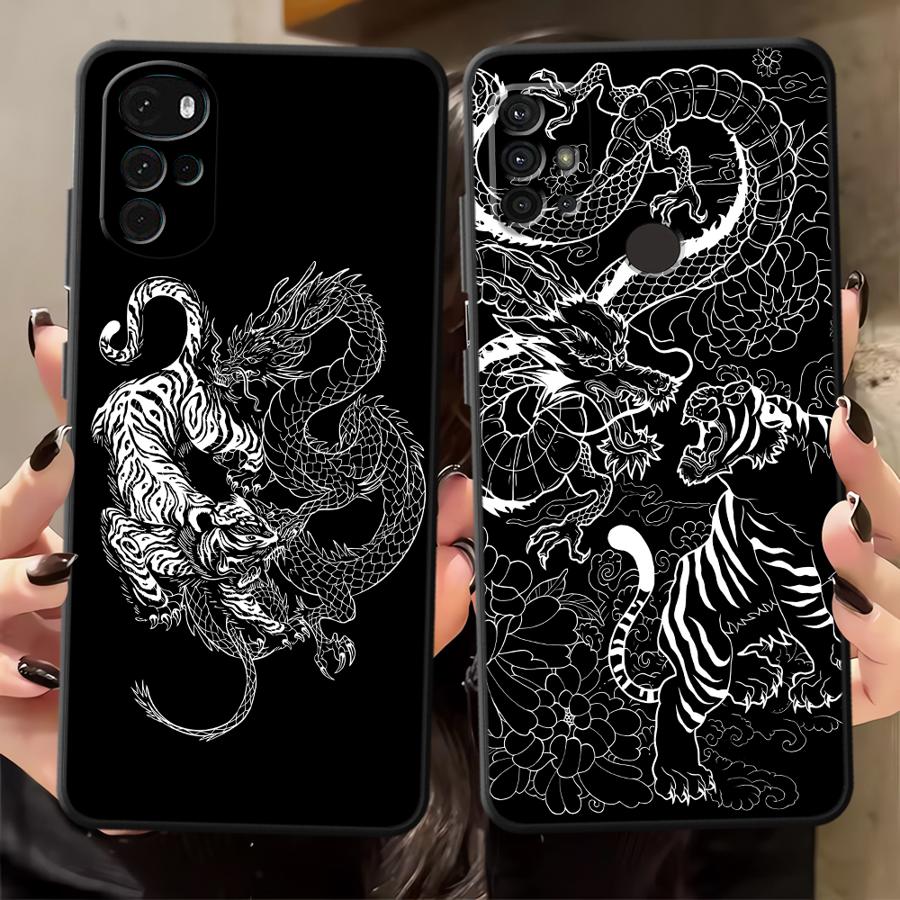 Dragon Tiger Sketch Case for M - Phone Cases For Motorola review and price