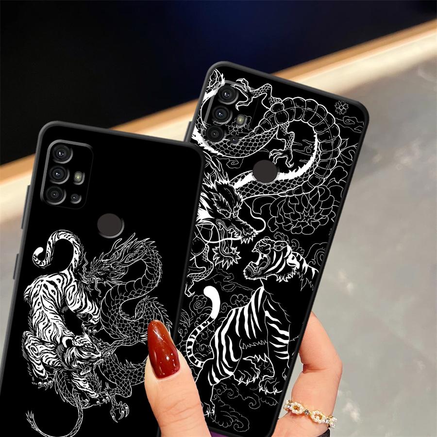 Dragon Tiger Sketch Case for M - Phone Cases For Motorola review and price