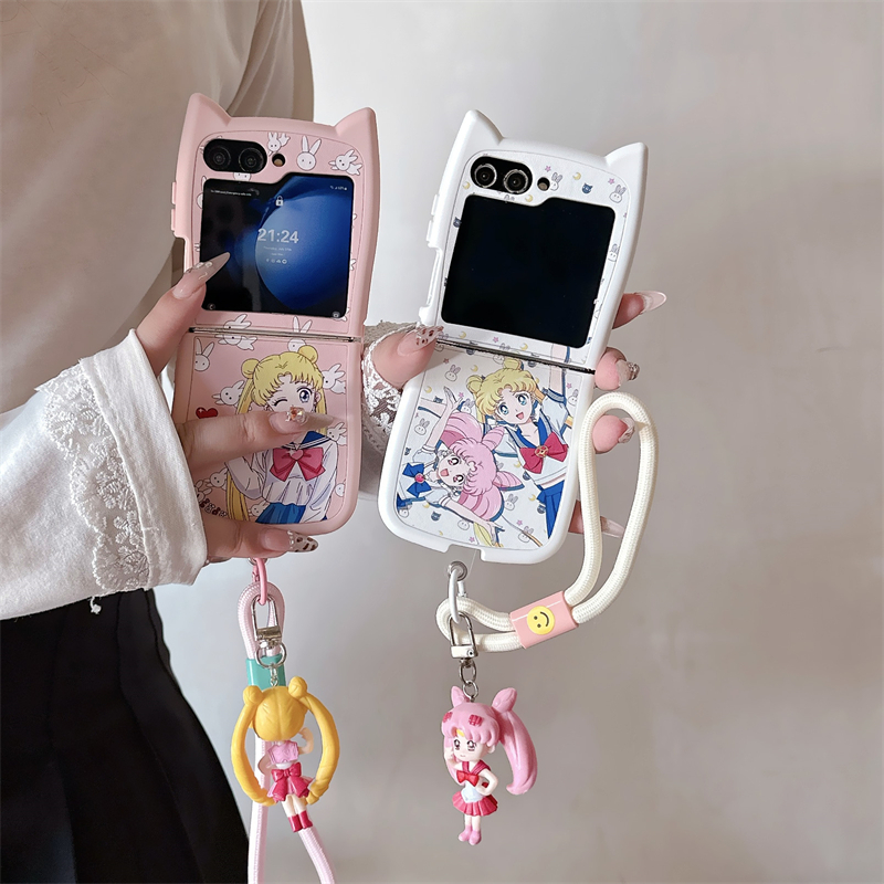 Cute Cartoon Japan Anime Sailo - Phone Cases Z Flip 6 review and price