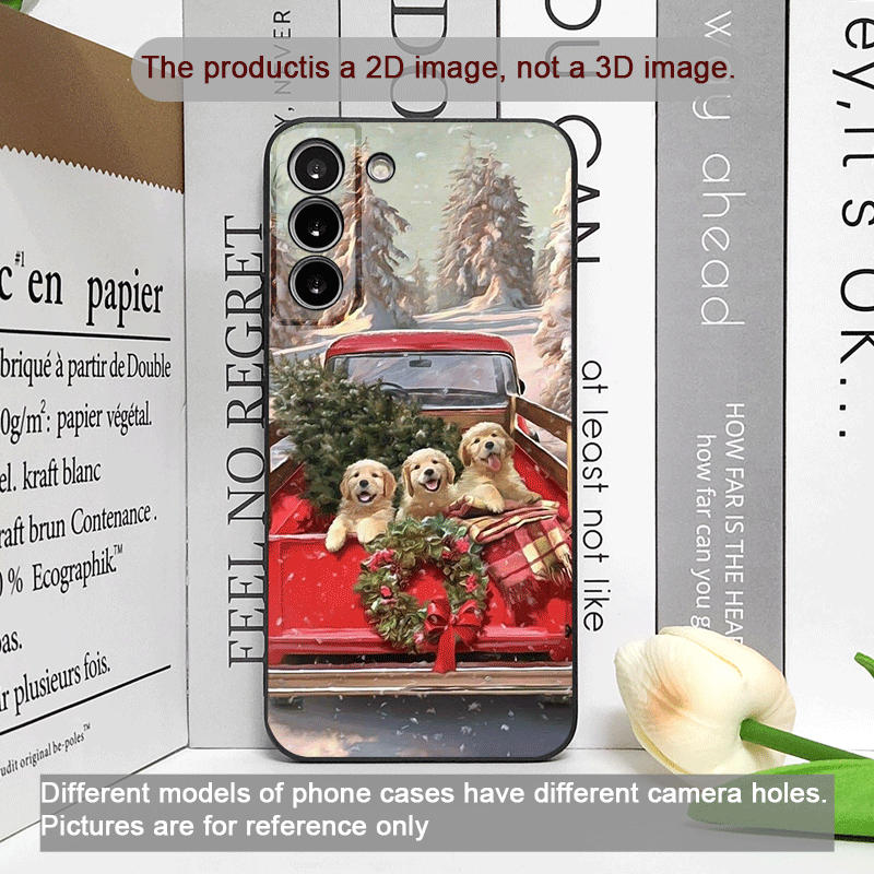 Christmas Trucks Cartoon Dog P - Phone Cases For Motorola review and price
