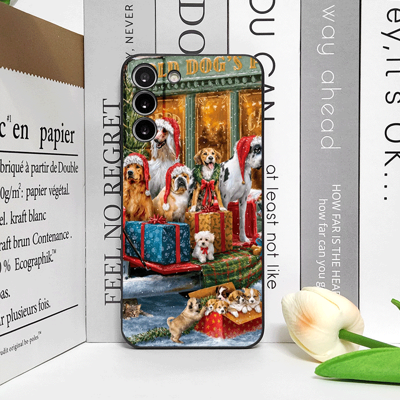 Christmas Trucks Cartoon Dog P - Phone Cases For Motorola review and price