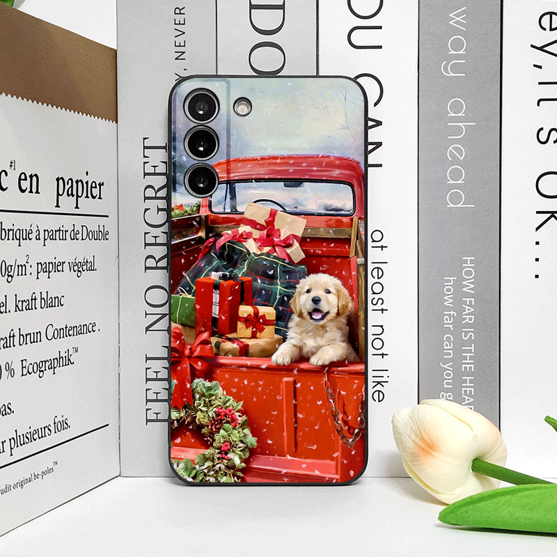 Christmas Trucks Cartoon Dog P - Phone Cases For Motorola review and price