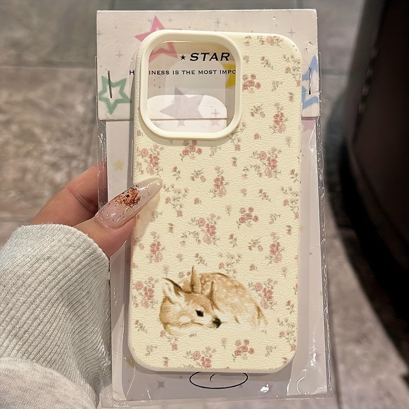 Cute Deer Full Floral Pattern  - Phone Cases Otterbox review and price