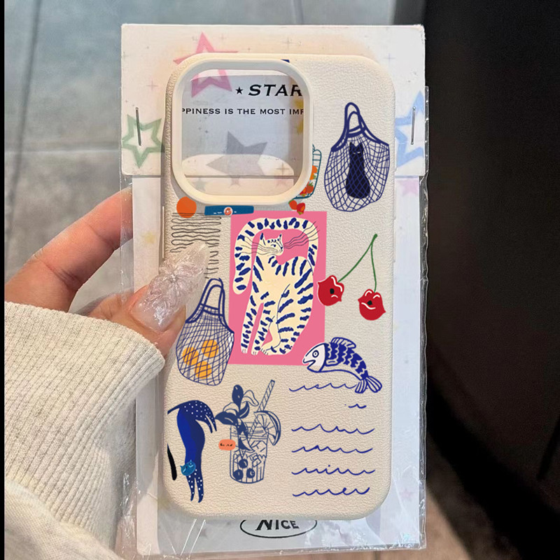 Cute Cherry Cat Print Phone Ca - Phone Cases Otterbox review and price