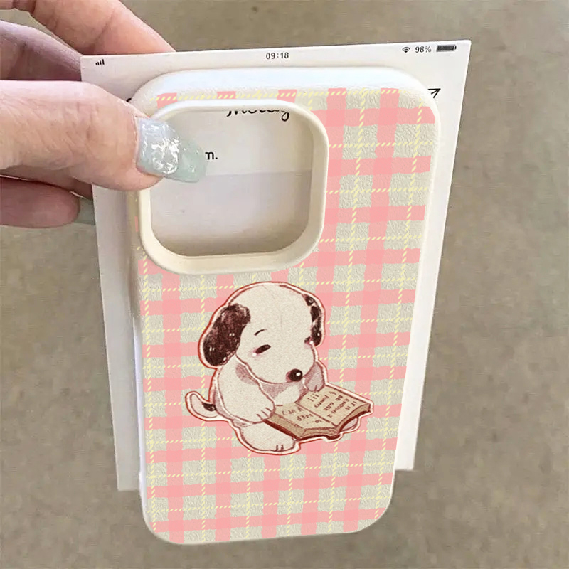 Cute Vintage Book Dog Litchi P - Phone Cases Galaxy A16 5G review and price