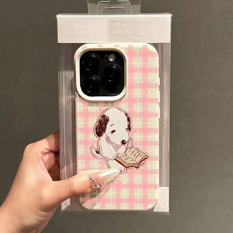Cute Vintage Book Dog Litchi P - Phone Cases Galaxy A16 5G review and price