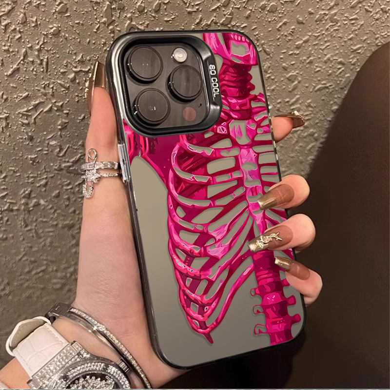 Luxury Pink Green Skull Phone  - Phone Cases Expensive review and price