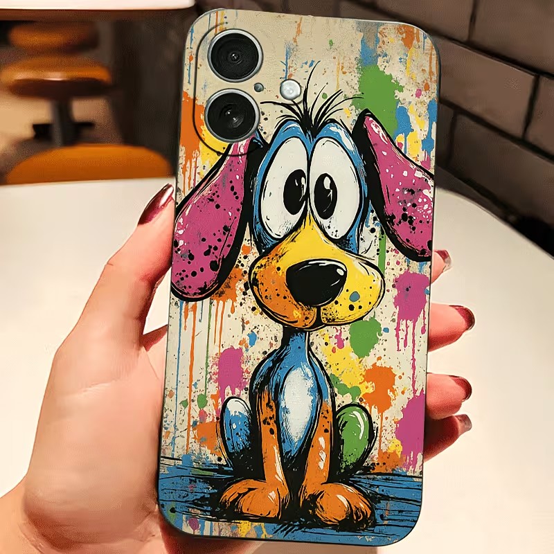 Graffiti Colored Puppy TPU Pho - Phone Cases Otterbox review and price