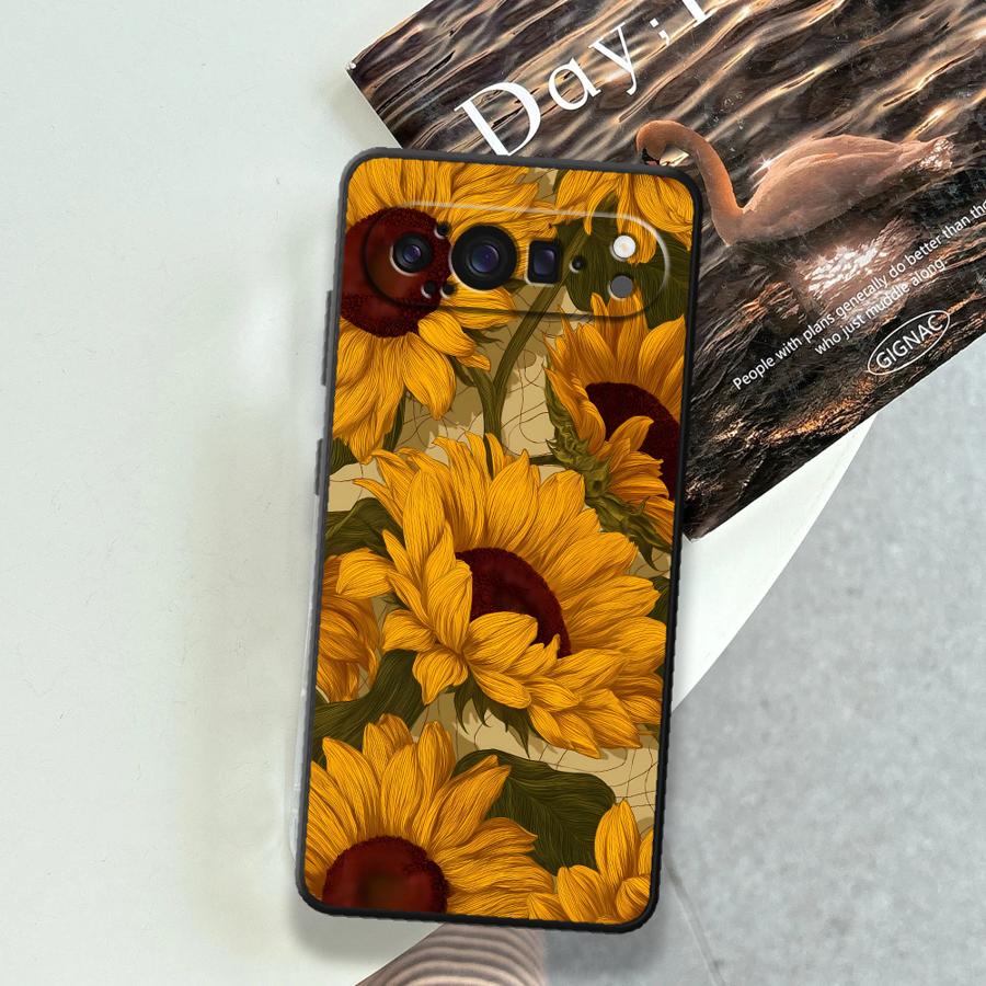 Sunflower Sea Funda Phone Cove - Google Pixel 9 review and price