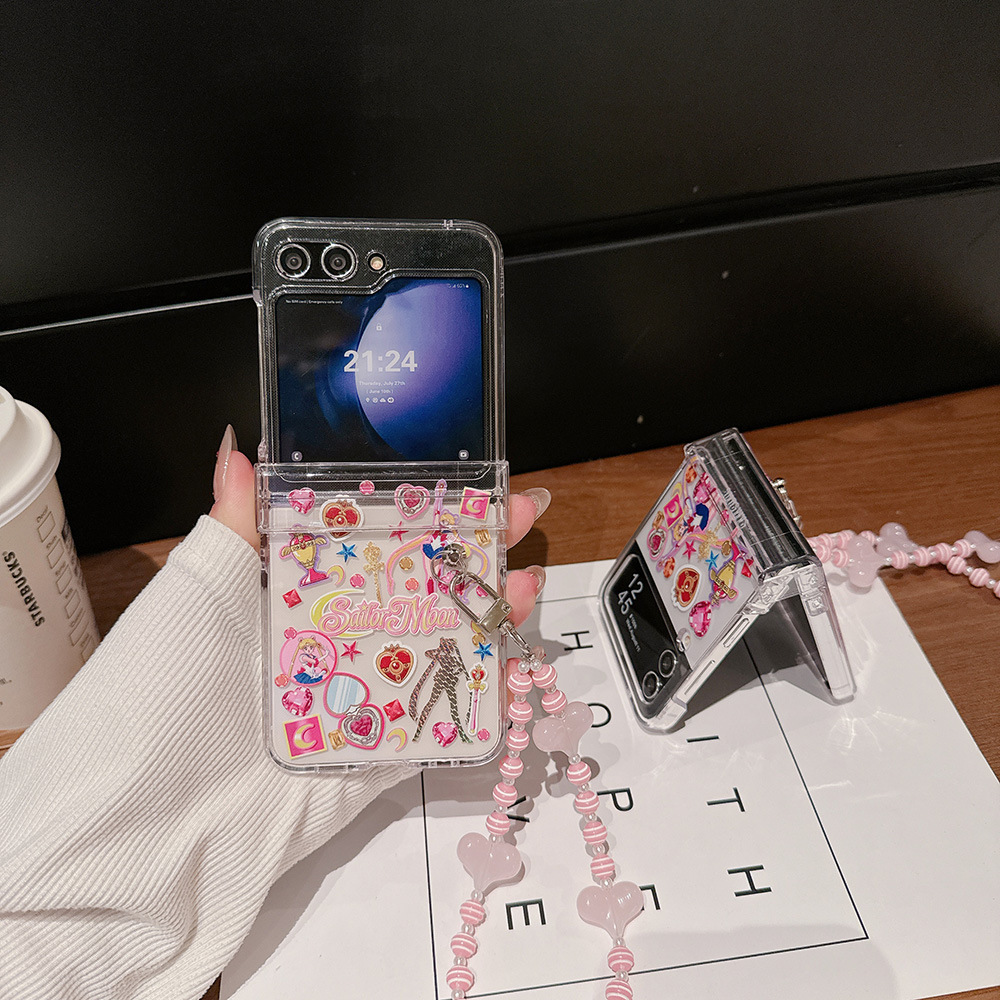 Cute Cartoon Japan Anime Sailo - Phone Cases Z Flip 6 review and price