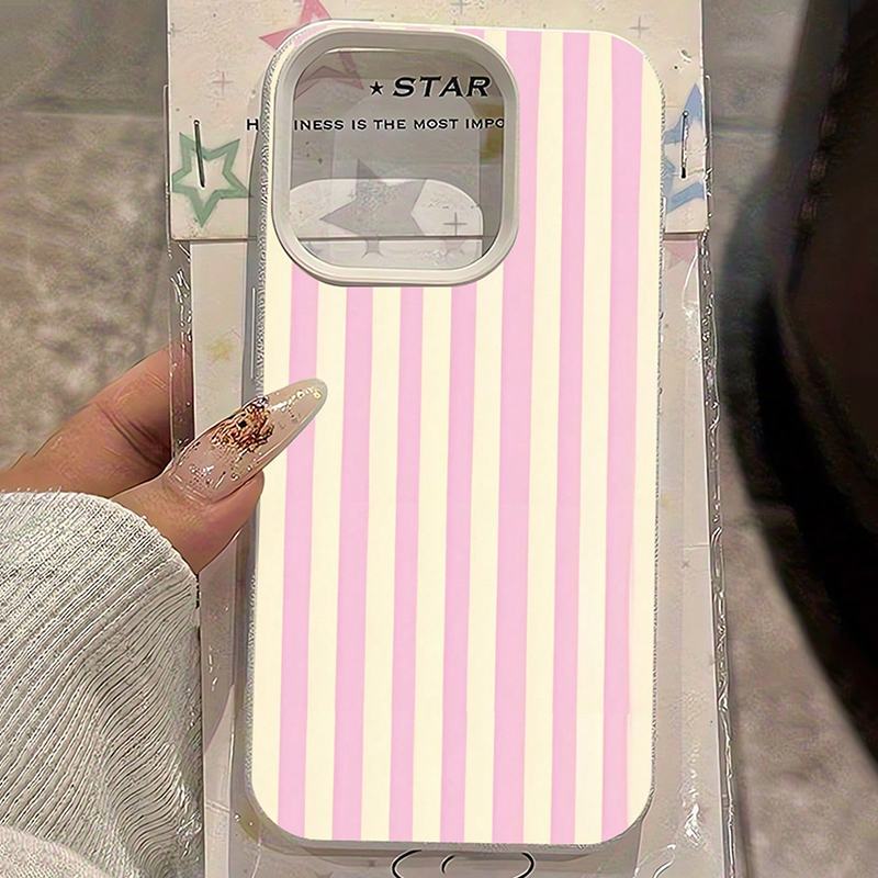 Simple Pink Vertical Striped L - Phone Cases Otterbox review and price
