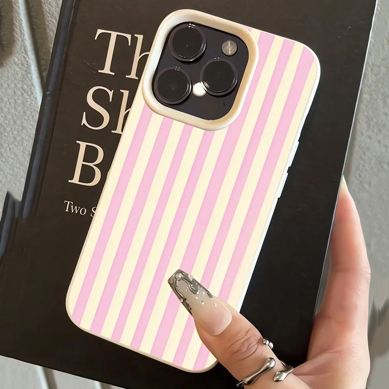 Simple Pink Vertical Striped L - Phone Cases Otterbox review and price