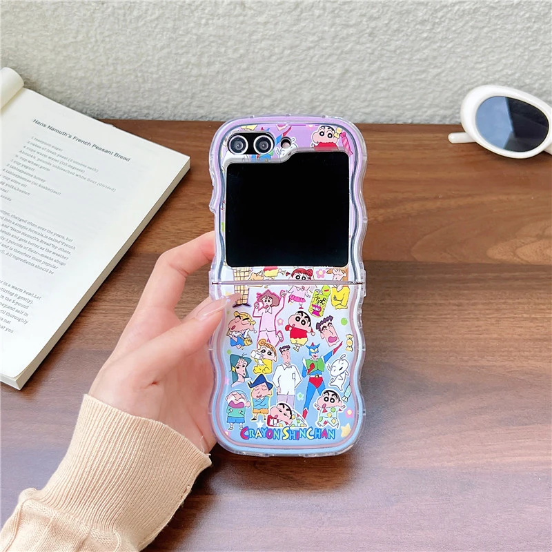 Cute Cartoon Japan Anime Crayo - Phone Cases Z Flip 6 review and price