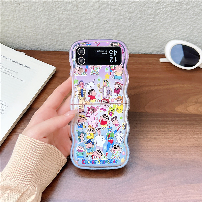 Cute Cartoon Japan Anime Crayo - Phone Cases Z Flip 6 review and price