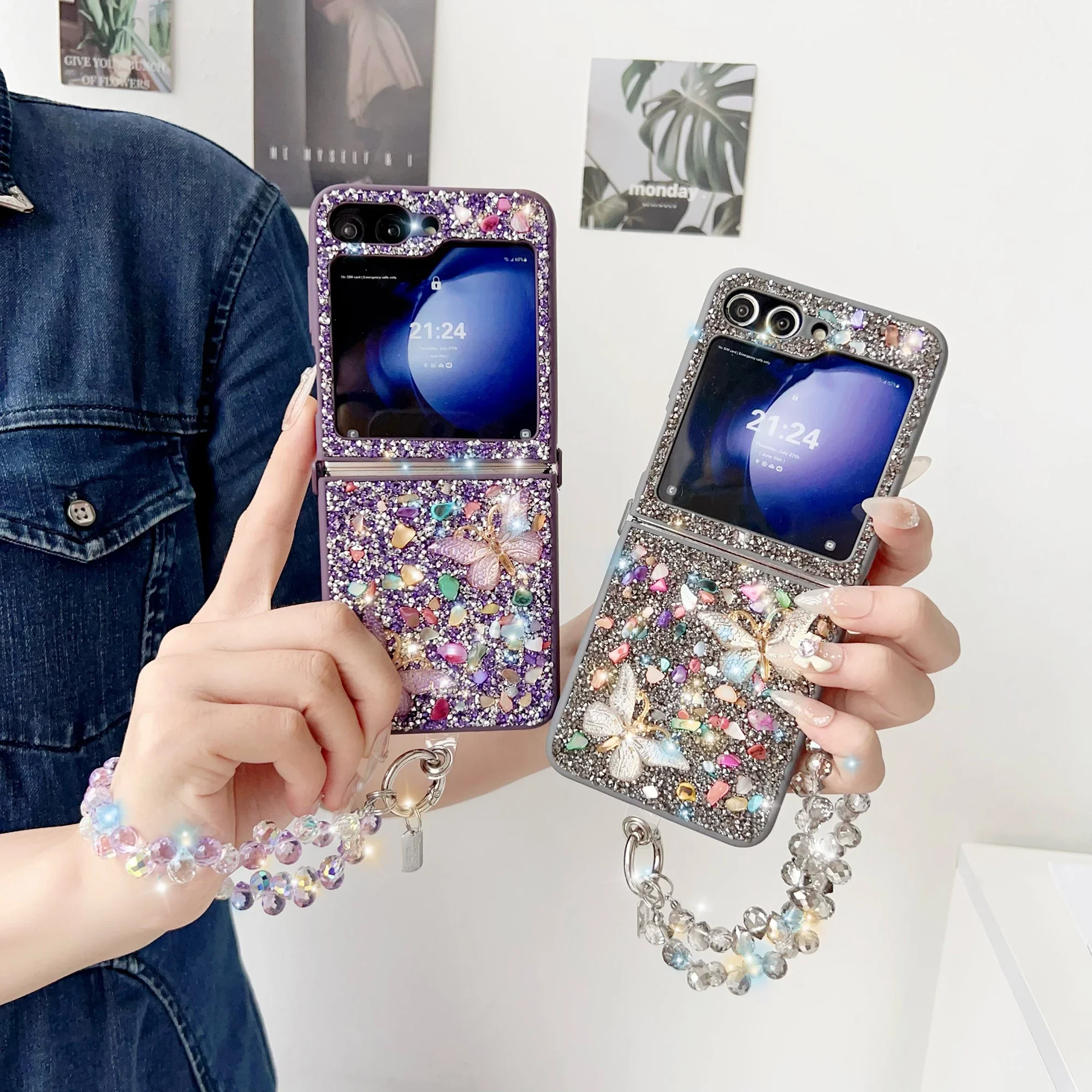 Luxury Glitter Phone Case For  - Phone Cases Z Flip 6 review and price