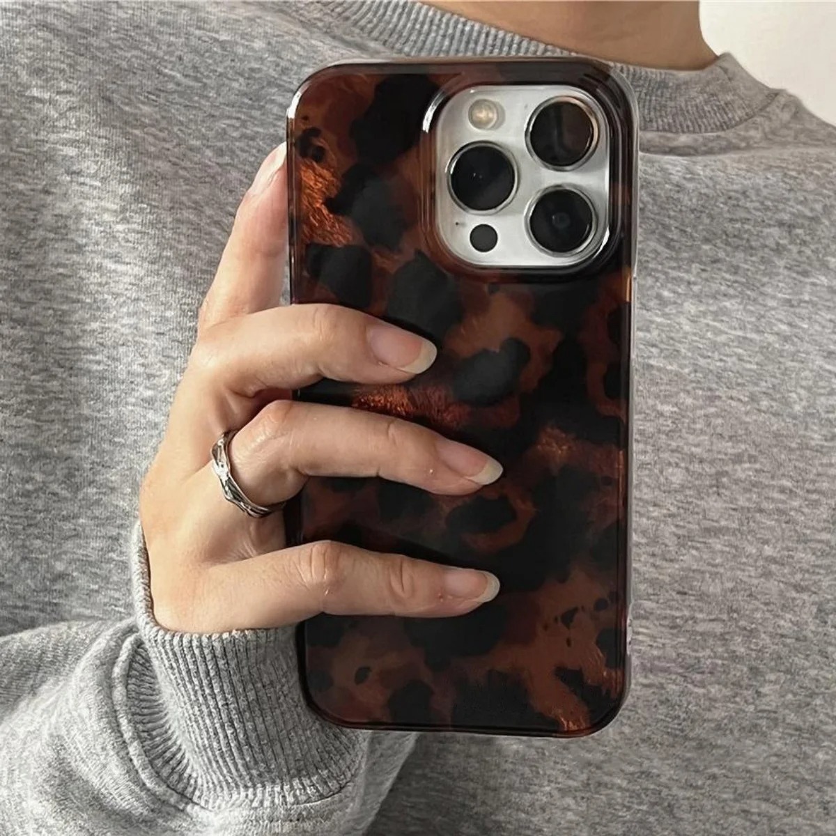 Retro Amber Texture Laser Phon - Phone Cases Amazon review and price