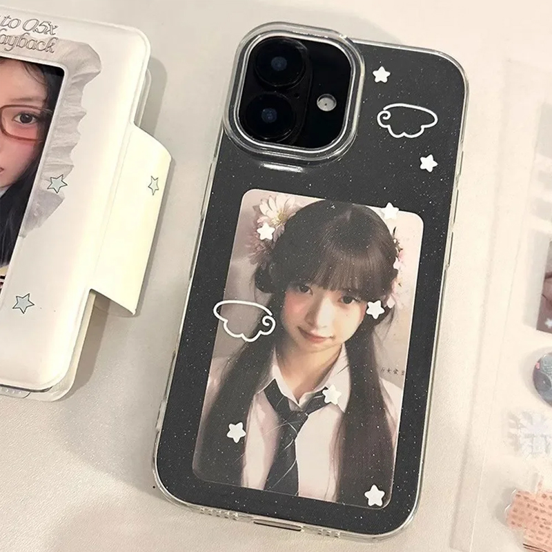 Korean INS Cute White Star Win - Phone Cases Y2K review and price