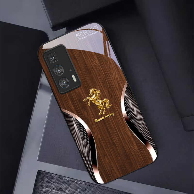 Golden Steed Fortune Black Gla - Phone Cases For Motorola review and price