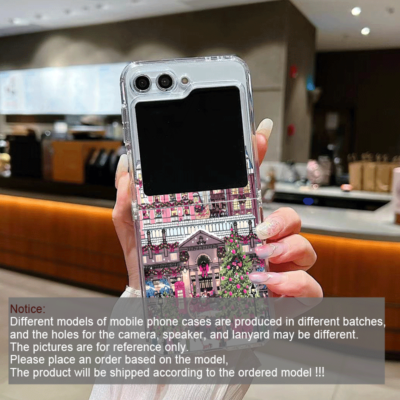 Rural Building Snow Scenery Ch - Phone Cases Z Flip 6 review and price