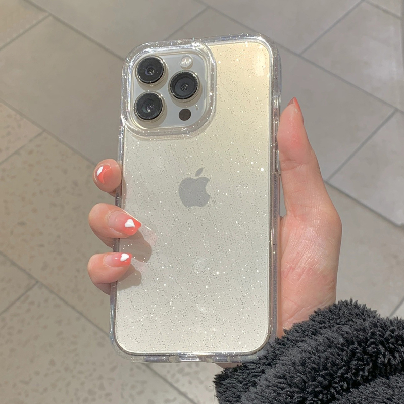 Transparent Simple Glitter Pho - Phone Cases Y2K review and price
