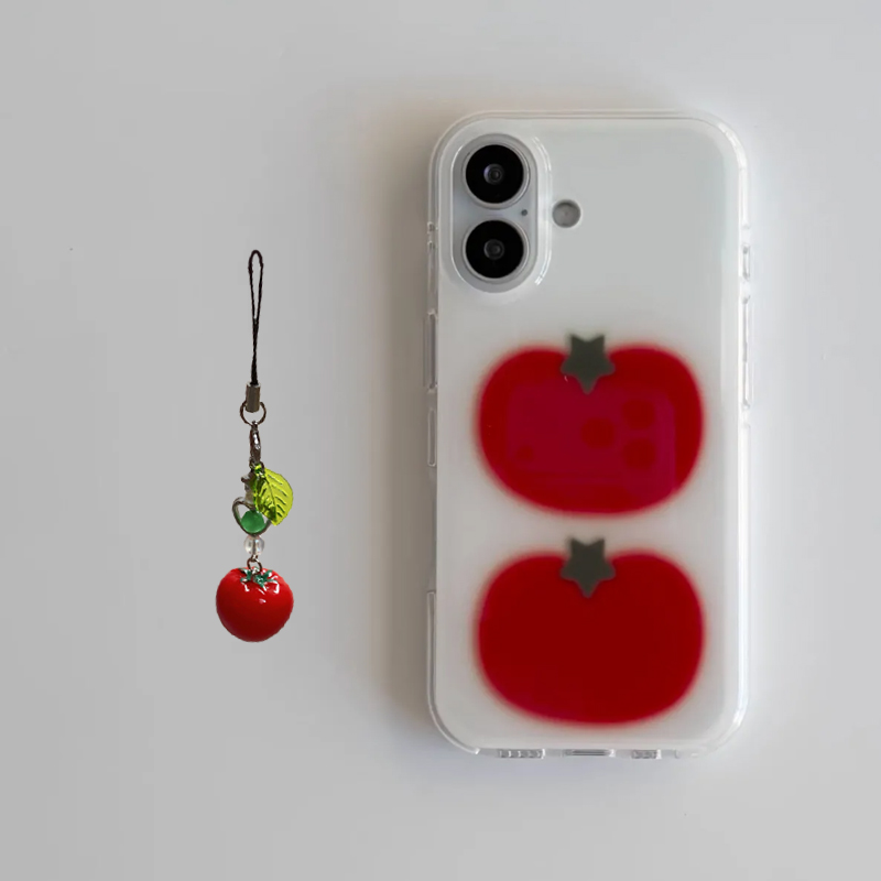 Korean Ins Two Ted Tomato Cart - Phone Cases Y2K review and price