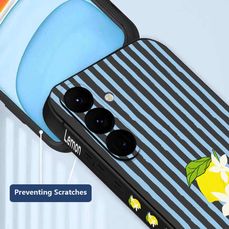 Stripe Lemon Print TPU Phone C - Phone Cases Galaxy A16 5G review and price