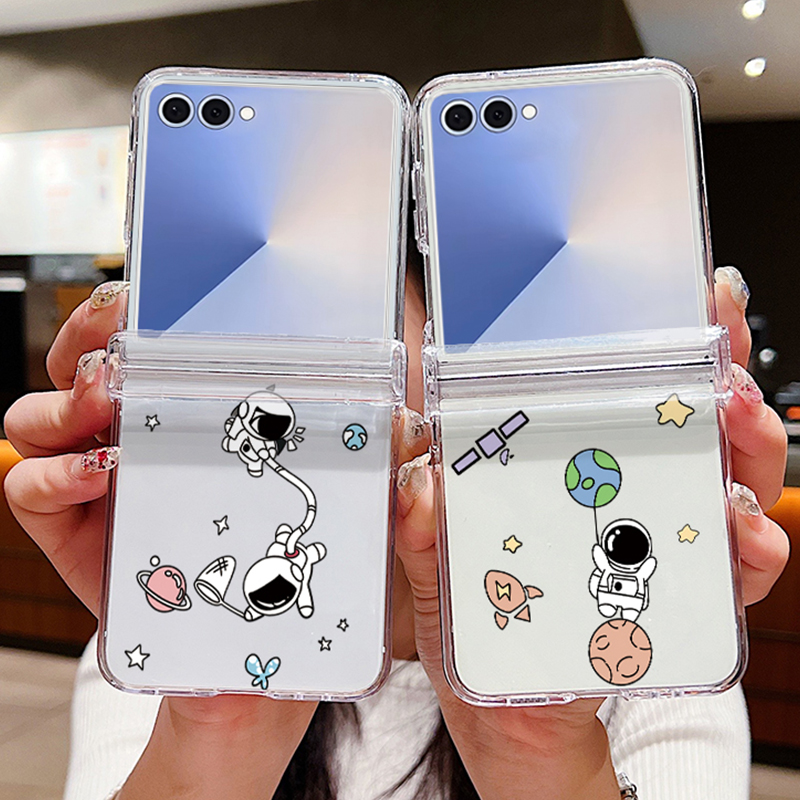 Astronauts Pattern Folding Pho - Phone Cases Z Flip 6 review and price