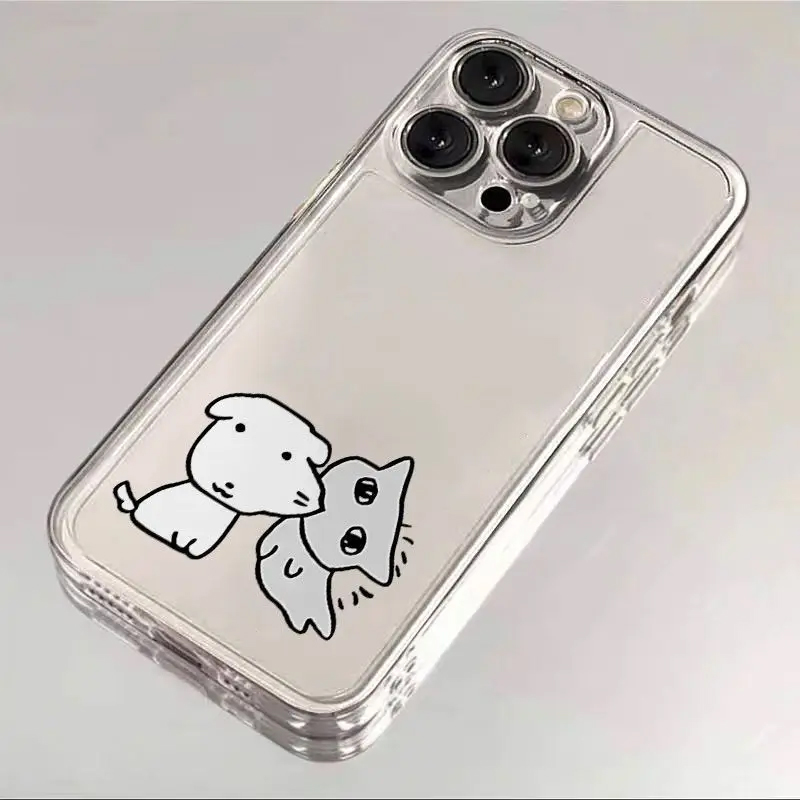 New Korean Ins Cute Puppy Cat  - Phone Cases Y2K review and price
