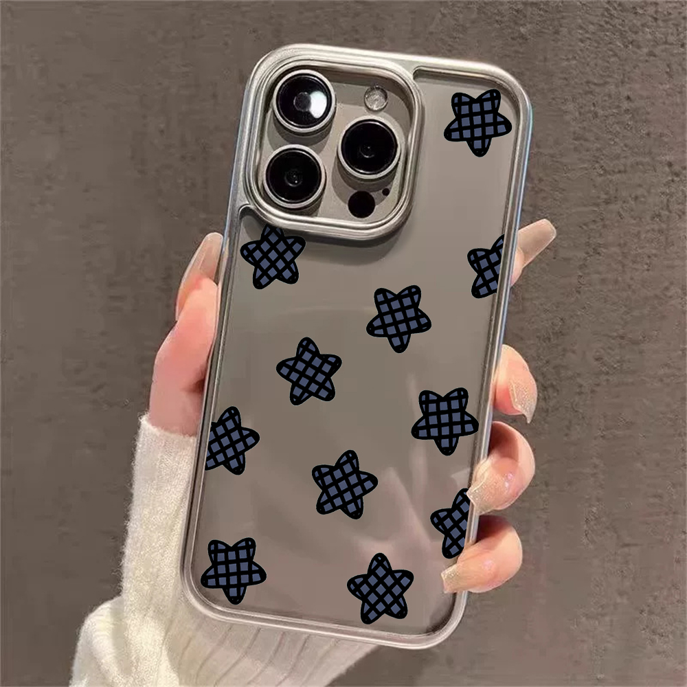 Y2K Stars Fashion Clear Cases  - Phone Cases Y2K review and price