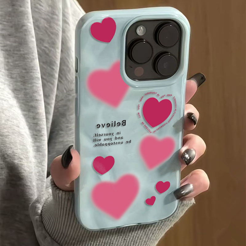 Luxury Pink Love Heart Folds T - Phone Cases Expensive review and price