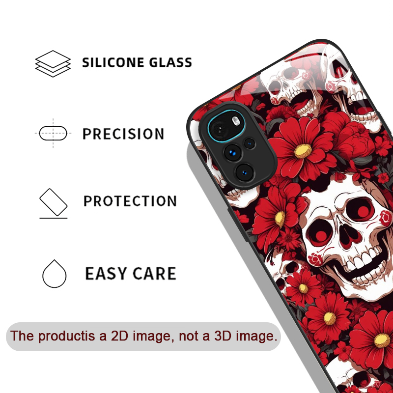 Personality Skull Flower Trend - Phone Cases For Motorola review and price