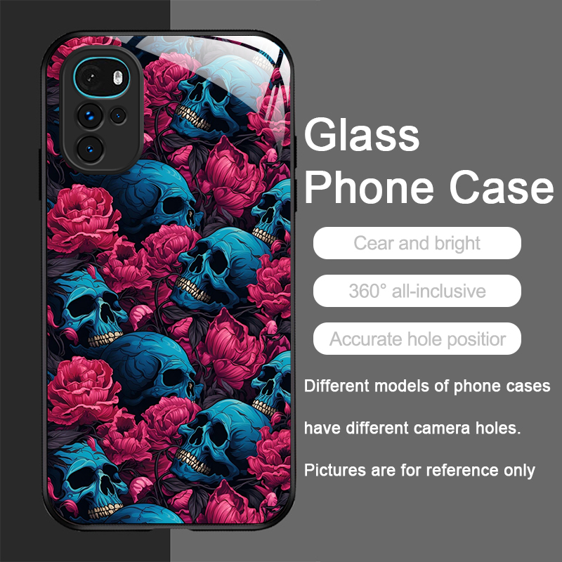 Personality Skull Flower Trend - Phone Cases For Motorola review and price