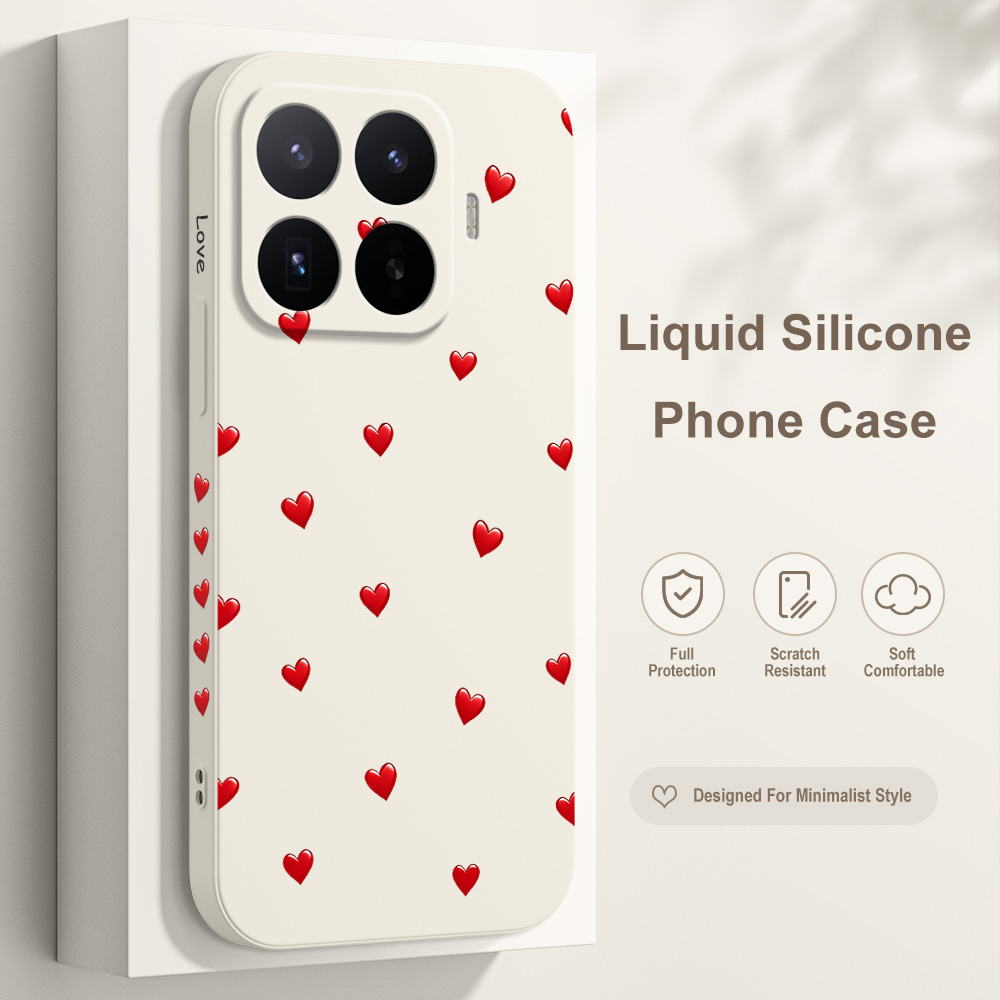 Crimson Heart Phone Case For X - Phone Cases Xiaomi 15T review and price