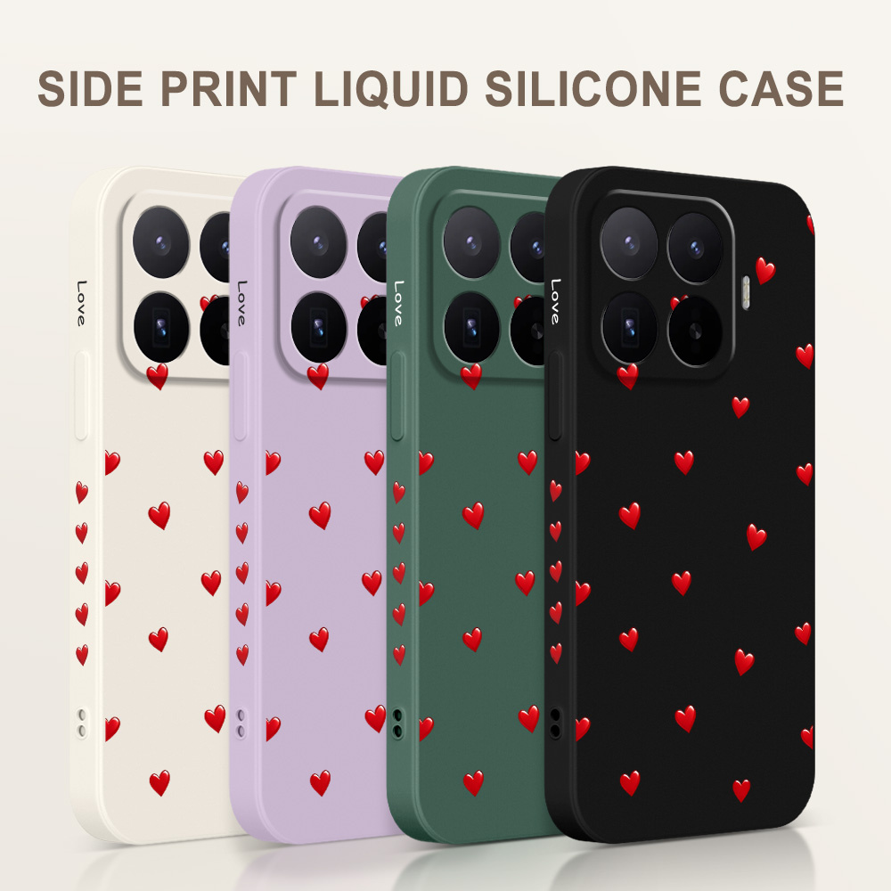 Crimson Heart Phone Case For X - Phone Cases Xiaomi 15T review and price