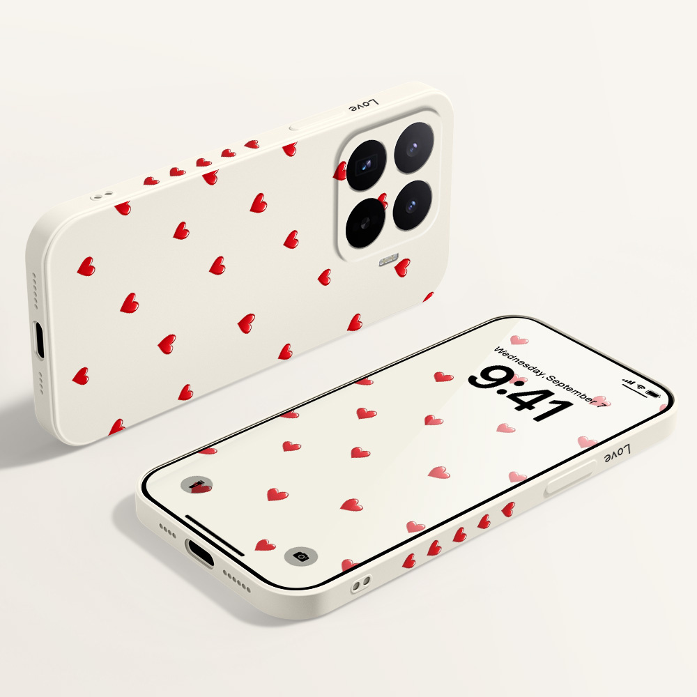 Crimson Heart Phone Case For X - Phone Cases Xiaomi 15T review and price