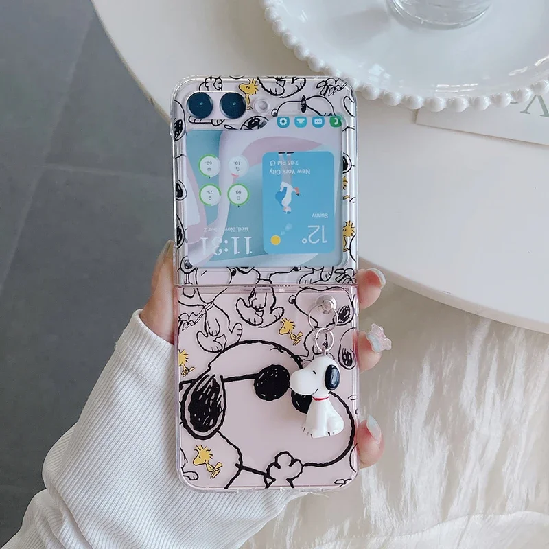 Cute Cartoon Snoopy Charlie Br - Phone Cases Z Flip 6 review and price