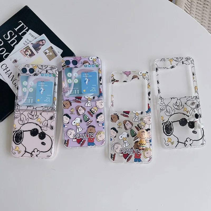 Cute Cartoon Snoopy Charlie Br - Phone Cases Z Flip 6 review and price